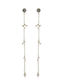 Sava Jewellery Earrings Pendants with Clip made of Silver with Stones