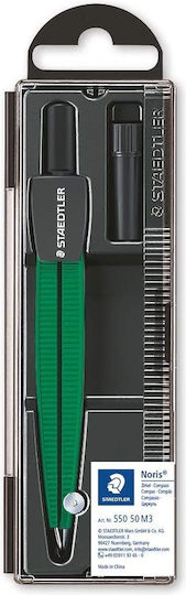 Staedtler Noris Compass with Point in Case Green