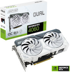 Asus GeForce RTX 4060 8GB GDDR6 Dual OC Weiß Grafikkarte