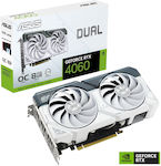 Asus GeForce RTX 4060 8GB GDDR6 Dual OC White Κάρτα Γραφικών