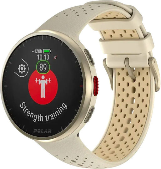 Polar Pacer Pro 45мм Смартчасовник с Пулсомер (Gold Dust)
