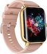 Microwear F12 Smartwatch cu Pulsometru (Roz)