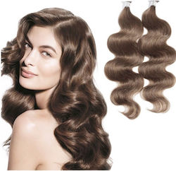 Remy Hair Extension Κερατίνης με Φυσική Τρίχα Ρεμί σε Σκούρο Καστανό Χρώμα 6 55cm No 6 Remy Hair Extension Κερατίνης με Φυσική Τρίχα Ρεμί σε Σκούρο Καστανό Χρώμα 6 55cm No 6