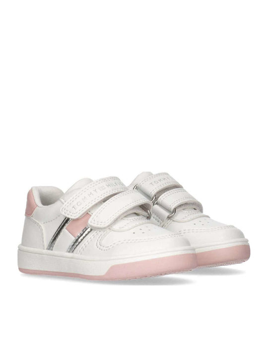 Kids Sneakers with Scratch White