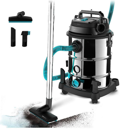 Cecotec Conga RockStar Wet&Dry Vacuum Wet / Dry 1200W with Stainless Bin 16lt
