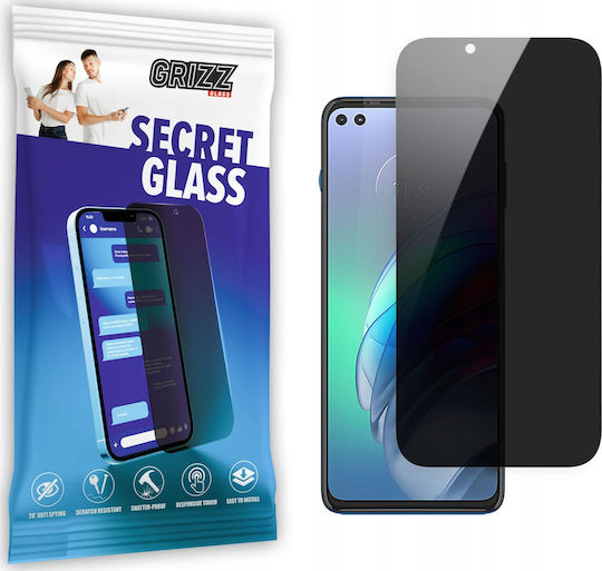 GrizzGlass SecretGlass Privacy Tempered Glass (Motorola Moto G100 5 G)