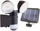 123led Montat pe perete Lampă Solară 550lm Alb Rece 5500K cu Senzor de Mișcare și Fotocelulă