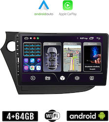Kirosiwa Ηχοσύστημα Αυτοκινήτου για Honda Insight (Bluetooth/USB/WiFi/GPS/Apple-Carplay/Android-Auto) με Οθόνη Αφής 9"