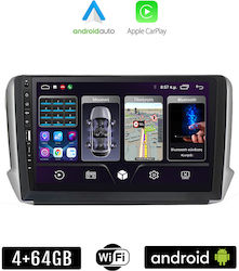 Booma Ηχοσύστημα Αυτοκινήτου για Peugeot 208 / 2008 (Bluetooth/USB/WiFi/GPS/Apple-Carplay/Android-Auto) με Οθόνη Αφής 9"