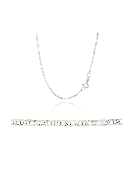 Skaras Jewels White Gold Chain Neck 9K