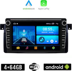 Kirosiwa Sistem Audio Auto pentru BMW Serie 3 (E46) / M3 / Magazin online 1998-2005 (Bluetooth/USB/WiFi/GPS/Apple-Carplay/Android-Auto) cu Ecran Tactil 8"