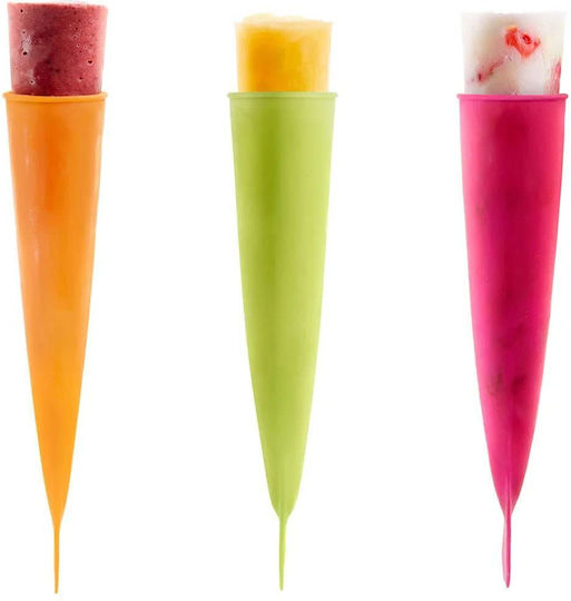 Lekue No Coating Silicone Ice Cream & Ice Lolly Baking Pan 4x20.2x4.8cm 3pcs