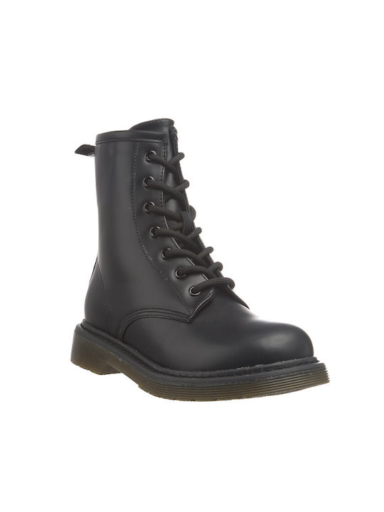 Plato Damen Knöchelstiefel Schwarz