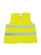 Mizoo Men's Safety Vest with Reflective Film Green