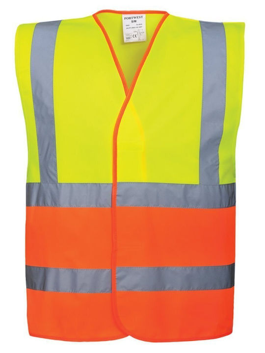 Portwest Bărbați Vestă de siguranță cu benzi reflectorizante Portwest Bărbați Vestă de siguranță cu benzi reflectorizante