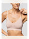 Pompea Women's Bra without Padding Beige