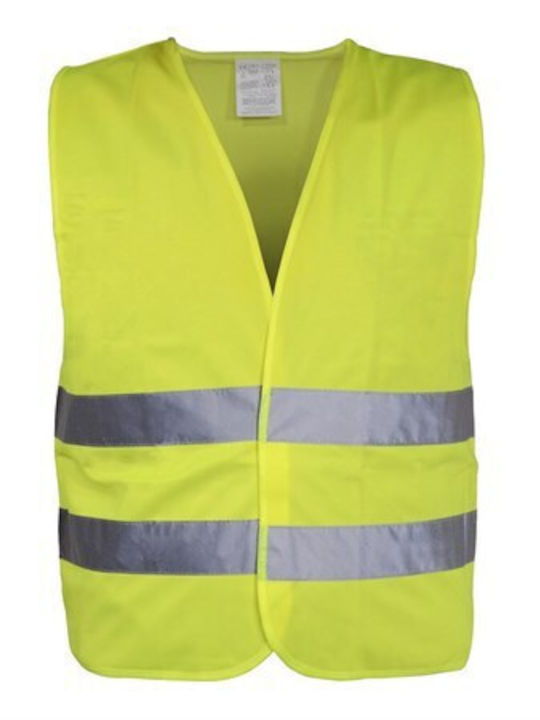 Compass Men's Safety Vest with Reflective Film Yellow Compass Men's Safety Vest with Reflective Film Yellow