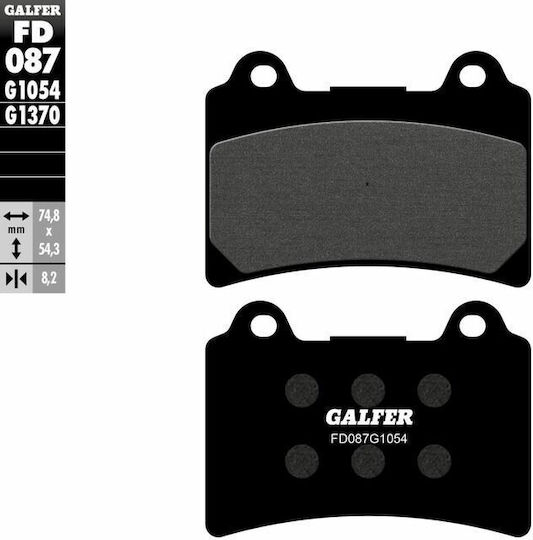 Galfer Τακάκια Μοτοσυκλέτας Εμπρός για Yamaha TDM 850