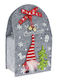 Iliadis Christmas Figure Basket Gray