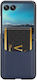 Leather Litchi Back Cover Δερμάτινο / Πλαστικό Μπλε (Razr 40 Ultra)