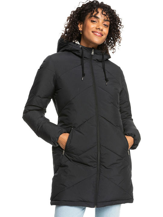 Roxy Better Weather Μακρύ Γυναικείο Puffer Μπου...