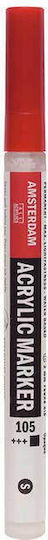 Royal Talens Amsterdam Ακρυλικός Μαρκαδόρος 105 Titanium White 2mm