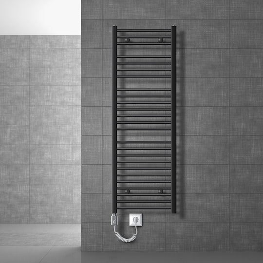 ECD Germany Șină electrică pentru prosoape 900W 150x50cm Gri