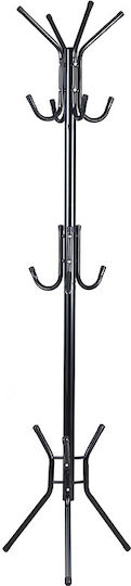 Pakketo Piero Καλόγερος Μεταλλικός Μαύρος 44x44x181cm