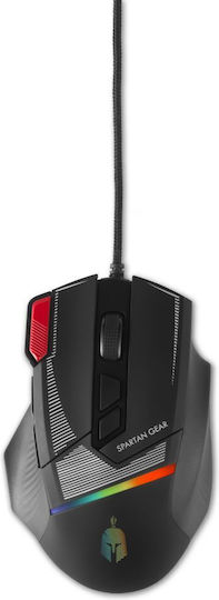 Spartan Gear Talos 2 RGB Геймърска Мишка 7200 DPI Черен