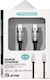 AGC USB 2.0 Cable USB-C male - USB-C Μαύρο 1m 30502144