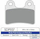 DP Brakes Τακάκια Μοτοσυκλέτας Πίσω