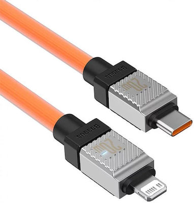 Baseus Coolplay USB-C la Cablu Lightning 20W Portocaliu 1m (CAKW000007)