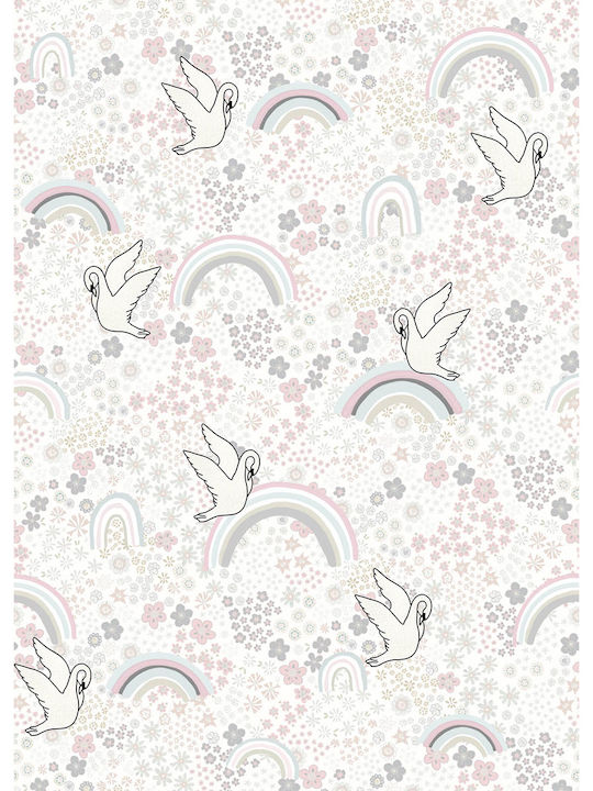 Wall Mural Paper Gray Washable