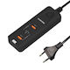 Canyon Suport de Încărcare cu 2 Porturi USB-A și 2 Porturi USB-C 20W Livrarea energiei / Quick Charge 3.0 în culoarea Negru (H-10)