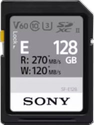 Sony E series SDXC 128GB Clasa 10 U3 V60 UHS-II