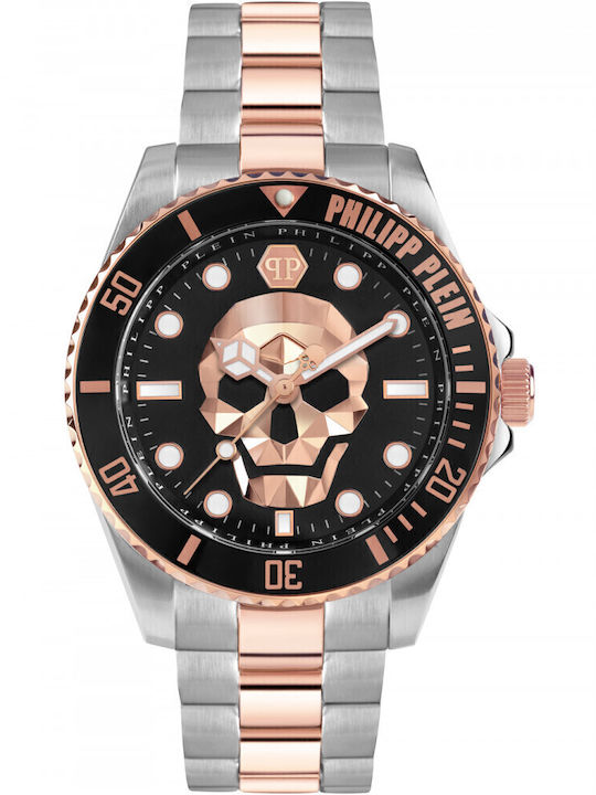 Philipp Plein The $kull Ανδρικό Ρολόι 44mm Μπατ...