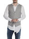 Men's Vest Slim Fit Beige