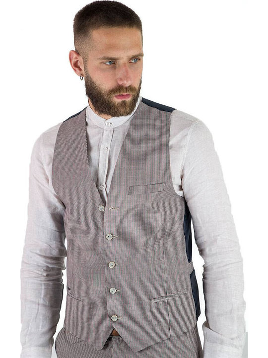 Stefan Fashion Ανδρικό Γιλέκο Γκρι