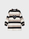 Mayoral Kids Dress Striped Long Sleeve Multicolour