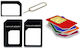 SIM Adapter in Black color