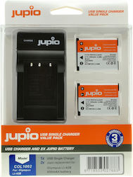 Jupio COL1002 Kamera-Batterie 650mAh Kompatibel mit Olympus