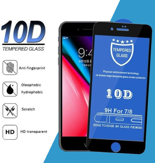 Full Glue Full Face Tempered Glass Μαύρο (Mi 8 Lite)