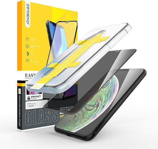 Zifriend 3D Privacy Full Face Tempered Glass (iPhone 14 Pro Max)