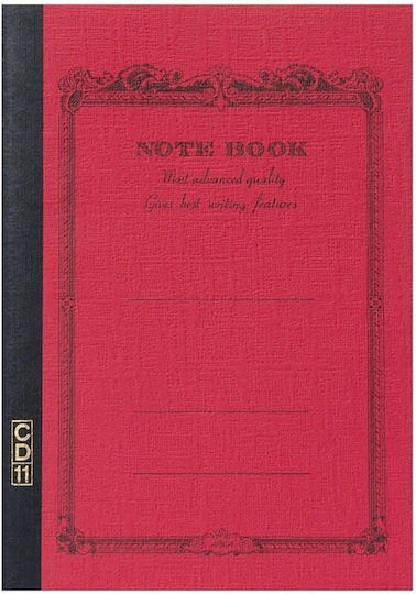 Apica Notebook Carnet 28 Foi A5 Cu dungi Roșu