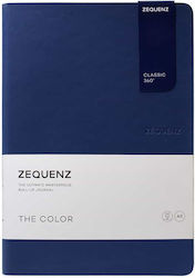 Zequenz Notebook 100 Sheets A5 Ruled Blue