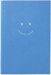 Smythson Notebook with Dots Blue