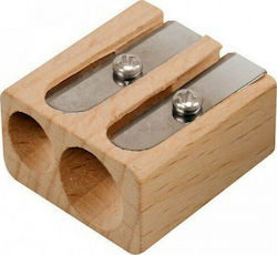 Lyra Wooden Double Pencil Sharpener (Μiscellaneous Colours)