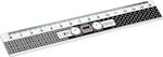 Plastic Transparent Ruler 15cm