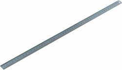 Lux Tools Χάρακας Μεταλλικός Διάφανος Λευκό