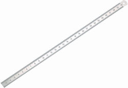 Lux Tools Χάρακας Μεταλλικός Διάφανος Λευκό